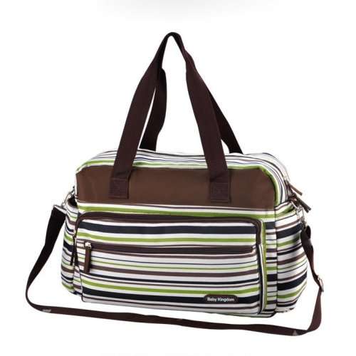 Gorgeous stripe KINGDOM Baby nappy Bag- available in 3 colors