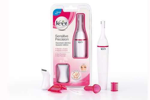 Veet Sensitive Precision Trimmer- Quick & Gentle hair remover- Great accessory for holidays/Trips!