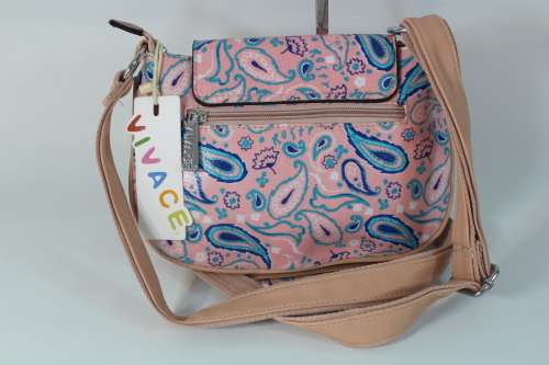 Gorgeous Vivace Pink teardrop bag- PU Leather-Greate versatilty,everyday bag