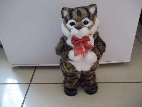 Singing ,dancing , fur CAT. Very adorable. Kids will love it!