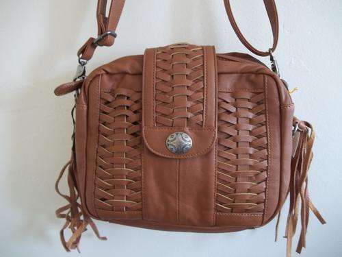 AUTHENTIC *ALDO ROSSI*From italy LEATHER HAND BAG IN BROWN-Exceptional Quality-SIMPLY GORGEOUS!!