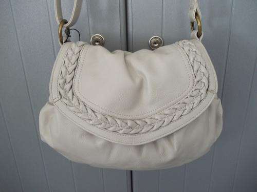 AUTHENTIC *ALDO ROSSI*From italy LADIES HAND BAG IN L.GREY-Exceptional Quality-SIMPLY GORGEOUS!!