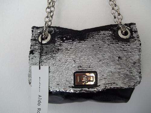 AUTHENTIC *ALDO ROSSI*From italy*HAND BAG  BLACK WITH SEQUENCE-Exceptional Quality-SIMPLY GORGEOUS!!