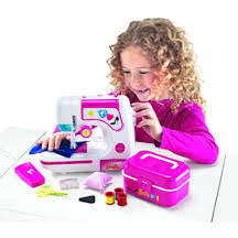 Cute Little Sewing machine for Girls- IT ACTUALLY SEWS--Best gift for any little lady!