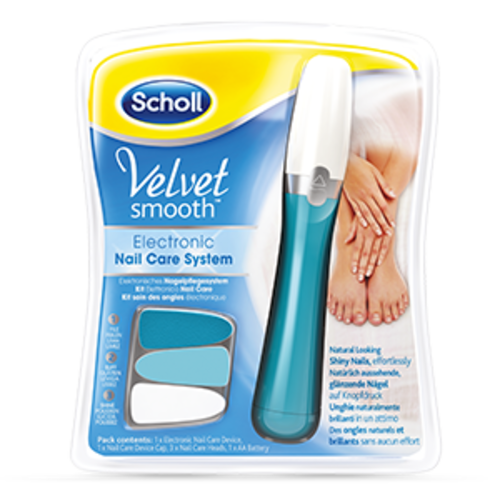 NEW**Scholl Velvet Smooth Electric Nail Care System**Get Natural looking shiny nails effortlessly