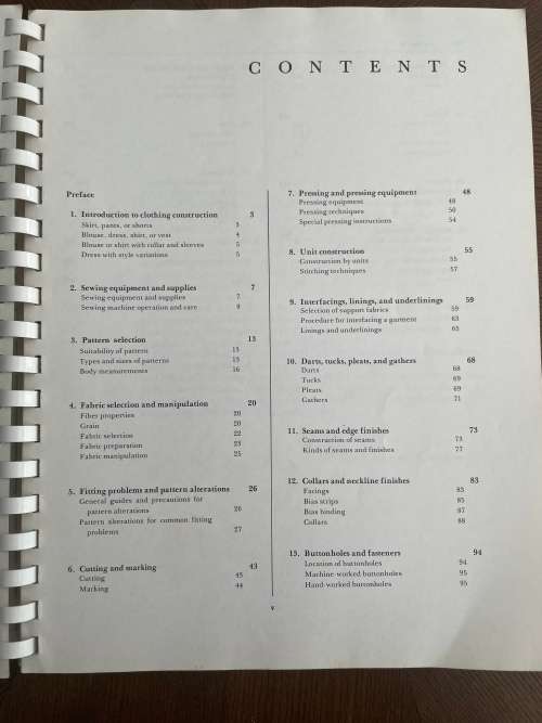 Pattern making book - Unit method of clothing construction WOMEN`S AND MEN`S WEAR