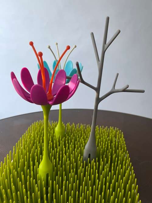 Boon lawn bottle and nipple drying accessories - 2 flowers 1 tree