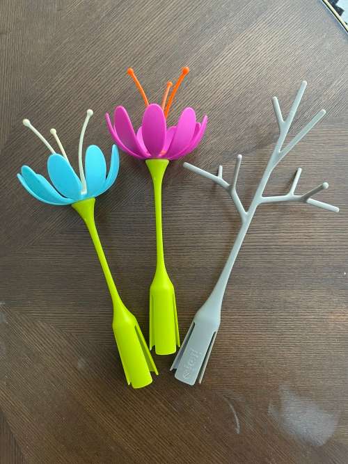 Boon lawn bottle and nipple drying accessories - 2 flowers 1 tree
