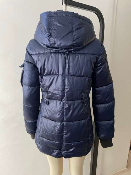 Navy puffer jacket - size 10