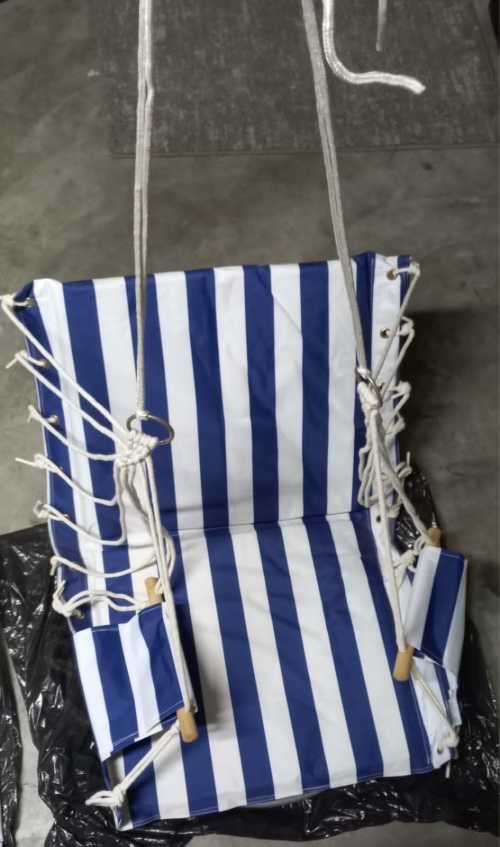 X2 outdoor or patio canvas hanging chairs