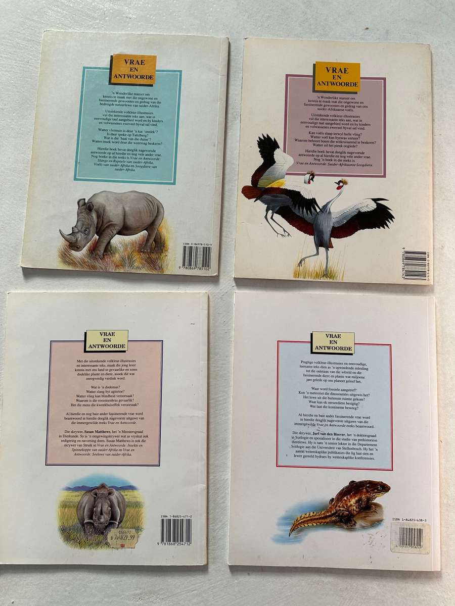VRAE EN ANTWOORDE 4 book bundle All in good condition