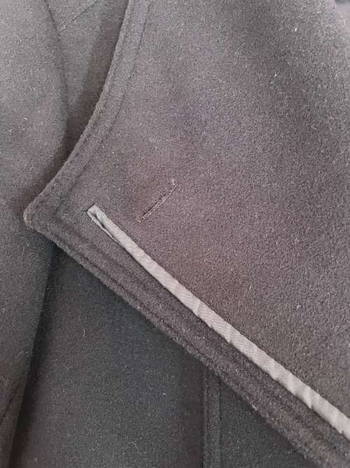 Black Woolworths Melton Coat - size 14