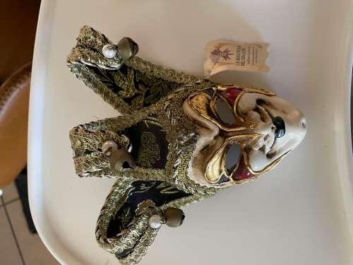 Beautiful Hand Crafted Authentic Ornamental masquerade masks x2 - Made in Italy