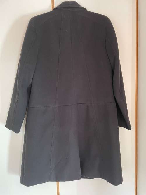 Black Woolworths Melton Coat - size 14