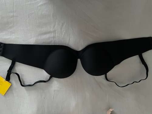 x2 Wonder Bras - Black and Nude 34B