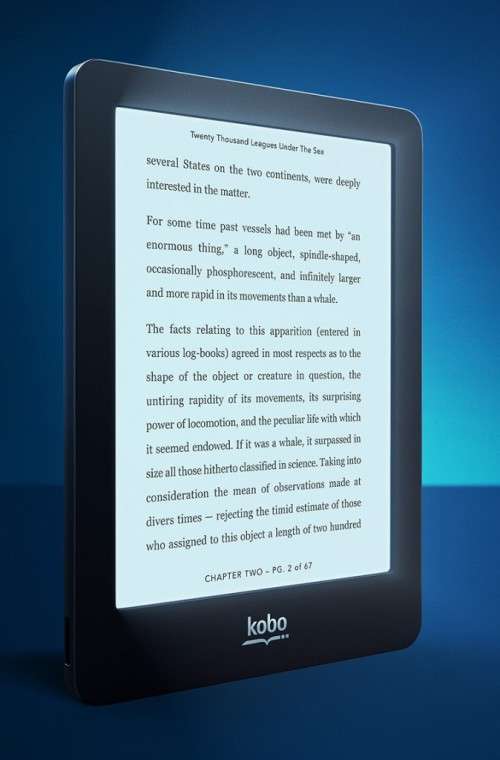 Kobo Glo eReader Wi-Fi 6'' 2 GB with Kobo Sleep Cover