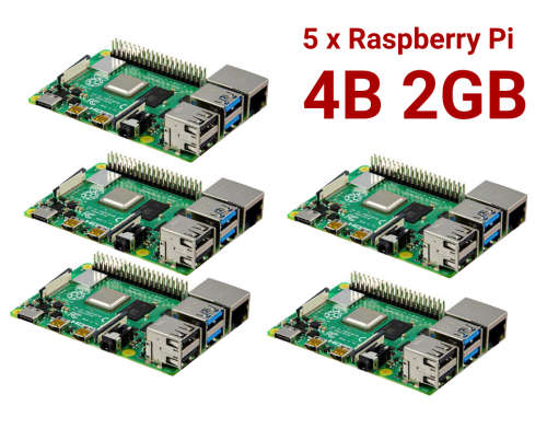 Raspberry Pi 4 Model B 2GB x 5pcs
