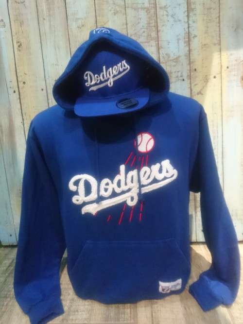 LA Dodgers baseball fan hoody