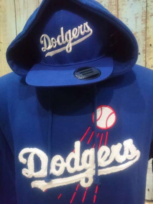 LA Dodgers baseball fan hoody