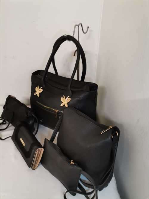 NEW LADIES STUNNING 5 PIECES BLACK SET