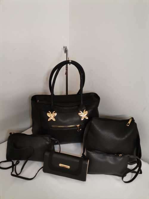 NEW LADIES STUNNING 5 PIECES BLACK SET