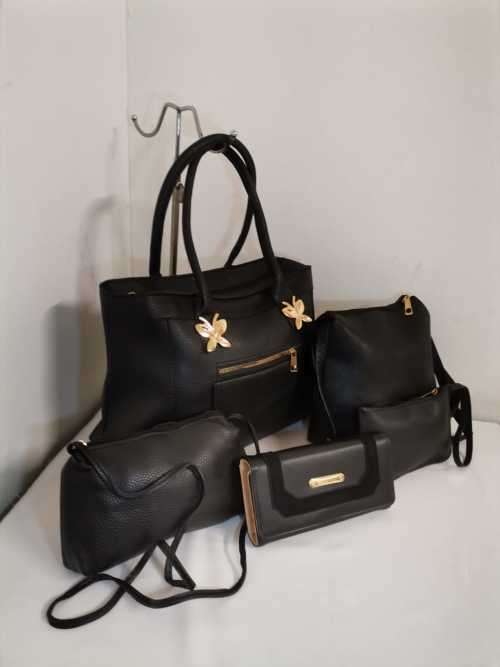 NEW LADIES STUNNING 5 PIECES BLACK SET