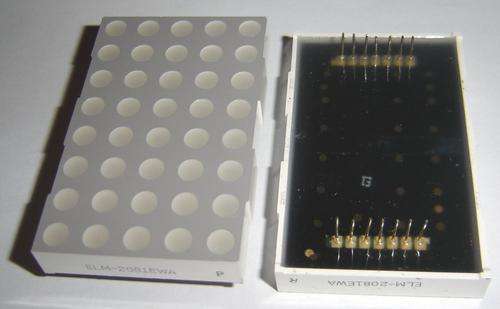 Large LED Dot Matrix display 5 x 8 = 40 dots