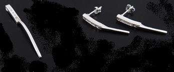 BEAUTIFUL Sterling Cubic Zirconia Pendant and earring Set!!!