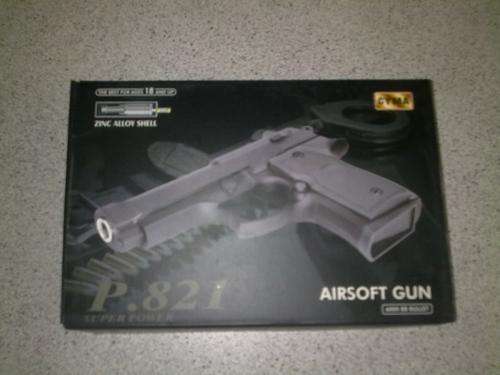 P821 BB Metal Airsoft Gun (Easily mistaken for a real firearm) - {affordable Postage}