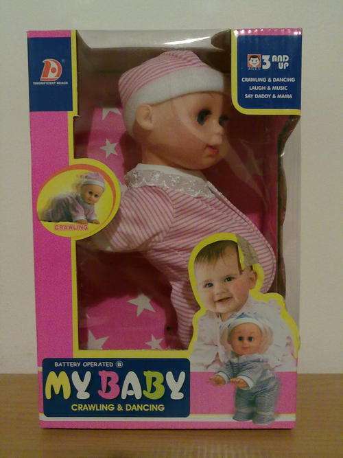 MY BABY CRAWLING & DANCING DOLL - (Postage is only R35)