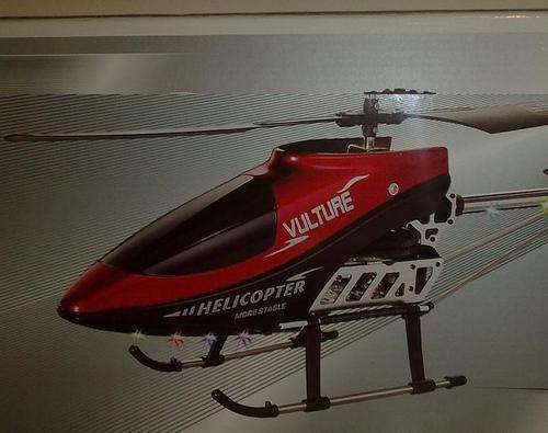 ***HUGE 70cm*** 3CH R/C HELI with GYRO - New rubberized blades for extra durability + spare blades