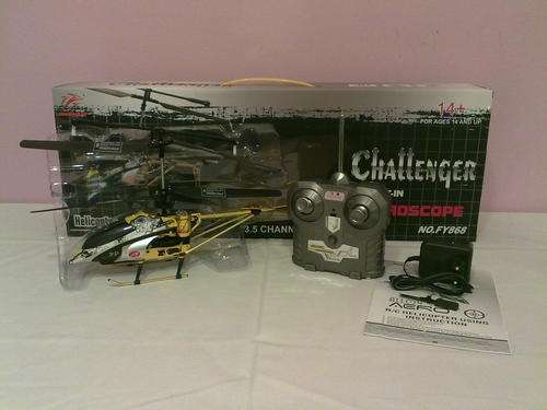 "NEW ON BOB" 40cm 3.5CH CHALLENGER HELI with built in GYRO