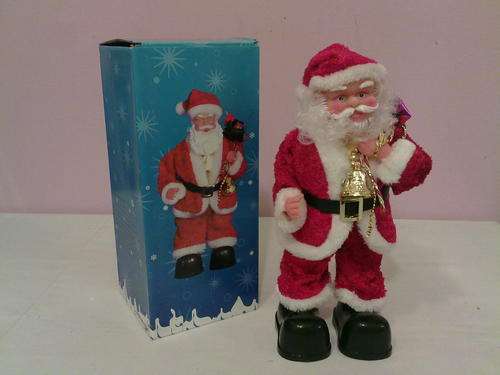 25cm MUSICAL SANTA (Christmas Animated Ornament)
