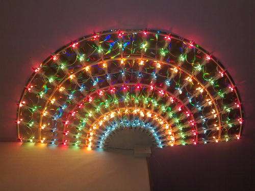 ***144 LIGHT CHINESE FAN  - MULTI COLOUR***