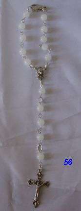 WHITE CAR  ROSARY