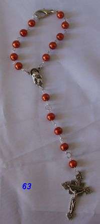 COPPER  CAR  ROSARY