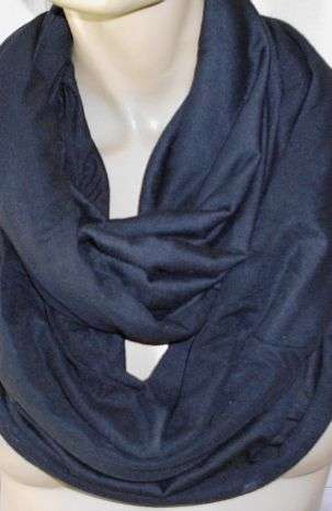BLACK INFINITY SCARF