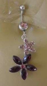 PRETTY FLOWER BELLYRING