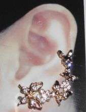 STUNNING  BUTTERFLY  EAR  CUFF