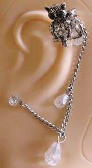 STUNNING  OWL EAR CUFF