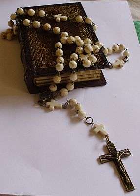 Catholic Rosary in Trinket Box
