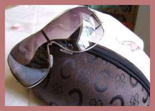 Ladies Fashion Sunglasses with zippered case