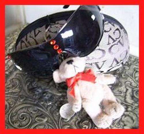 Ladies Decorative Fashion Sunglasses with case and Teddy Bear Keyring
