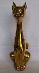 ELEGANT SITTING CAT ORNAMENT