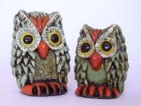 PAIR OF OWLS