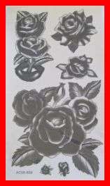 Black Roses Temporary Tattoo