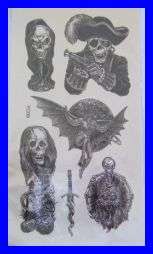 Skulls Temporary Tattoos