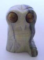 SMALL UNUSUAL STONE OWL