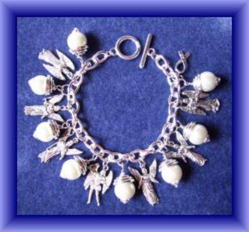 7 GUARDIAN ANGELS CHARM BRACELET