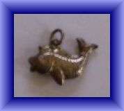 VINTAGE SILVER FISH CHARM